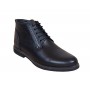 Ghete casual barbati, din piele naturala (imblanite)  TOMAS, Negru, GKR20N